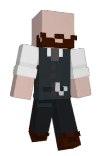 Bleikopf Minecraft avatar full body