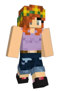 BleuCrafter Minecraft avatar full body