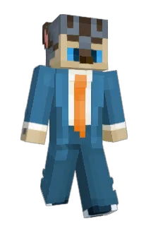 BleuJacket Minecraft avatar full body