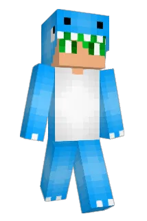 BleuRaptor Minecraft avatar full body