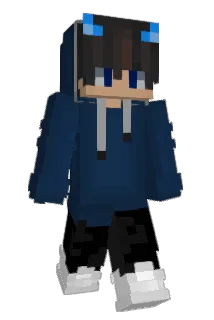 Bleufire Minecraft avatar full body
