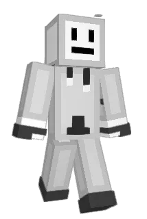 BlockDude Minecraft avatar full body