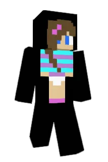 Blockgirl81 Minecraft avatar full body