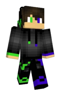 Blockkaempfer Minecraft avatar full body
