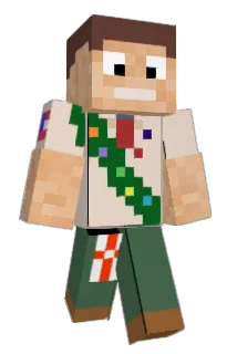 Blockotronic Minecraft avatar full body