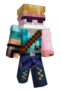 BlockyBeggar Minecraft avatar full body