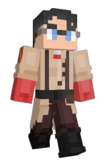 BlockyDoc Minecraft avatar full body