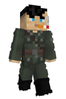Blokkaaja Minecraft avatar full body