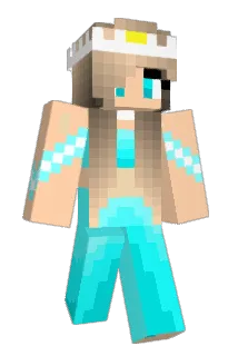Blondienchen Minecraft avatar full body