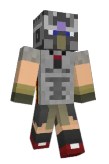 Bloodtoomed Minecraft avatar full body