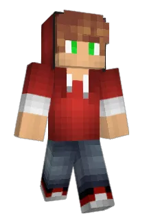 BloodyMan Minecraft avatar full body
