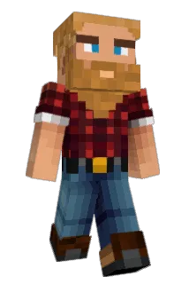 BluAlien Minecraft avatar full body