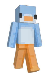 BluBlurBird Minecraft avatar full body