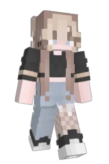 BluGoku Minecraft avatar full body