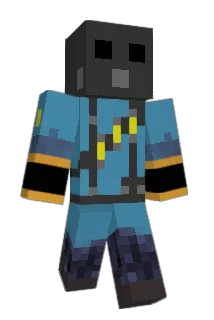 Blu_Pyroshark Minecraft avatar full body