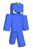 Bluberie Minecraft avatar full body