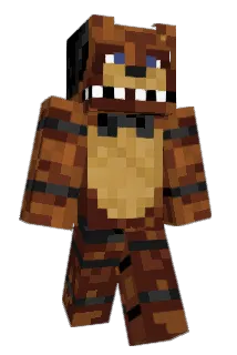 Bluckered Minecraft avatar full body