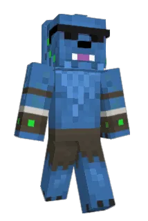BlueBeastGAYming Minecraft avatar full body