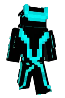 BlueBino Minecraft avatar full body