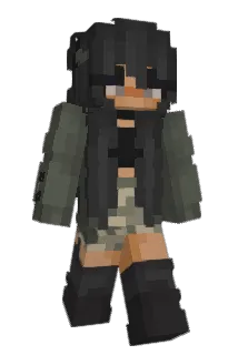 BlueBity Minecraft avatar full body