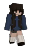 BlueBombies Minecraft avatar full body
