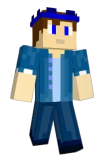 BlueBoyTech Minecraft avatar full body
