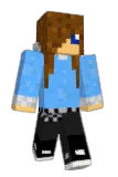 BlueBubblezz Minecraft avatar full body