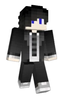 BlueCloakedNinja Minecraft avatar full body