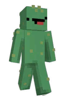 BlueCoal Minecraft avatar full body