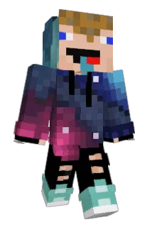 BlueCrille Minecraft avatar full body