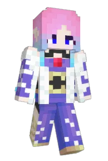 BlueCrystalF0x Minecraft avatar full body