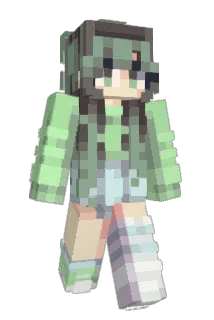 BlueFoxTD Minecraft avatar full body