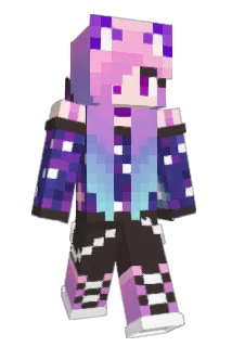 BlueFoxglove Minecraft avatar full body