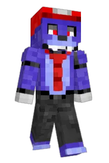 BlueFoxyGamerYT Minecraft avatar full body