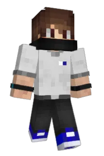 BlueGAI Minecraft avatar full body