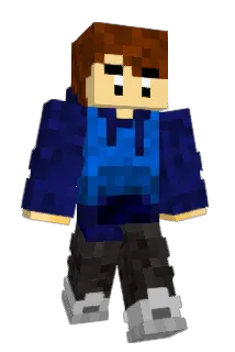 BlueGamerr Minecraft avatar full body