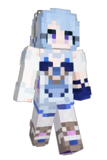 BlueGel55 Minecraft avatar full body
