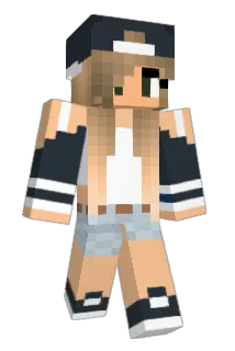 BlueGumBunny Minecraft avatar full body