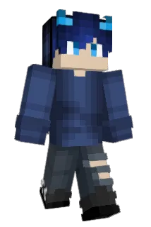 BlueInkAlien Minecraft avatar full body