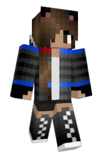 BlueKatYT Minecraft avatar full body