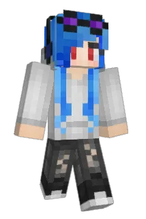 BlueKyoux Minecraft avatar full body