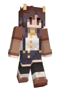 BlueLasagnaCow Minecraft avatar full body