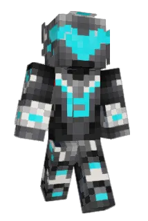 BlueLiteX Minecraft avatar full body