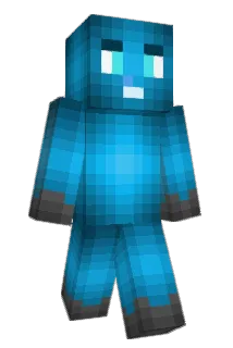 BlueMann Minecraft avatar full body