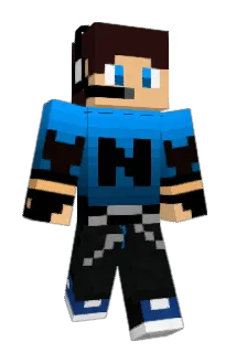 BlueNoir695 Minecraft avatar full body