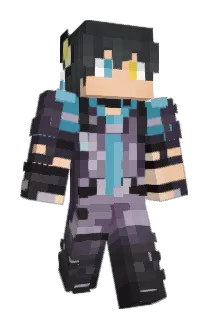 BlueNovie Minecraft avatar full body