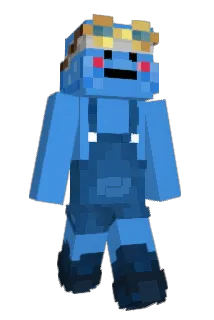 BlueOS Minecraft avatar full body