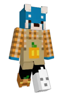 BluePandaSociety Minecraft avatar full body