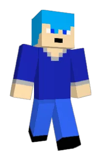 BluePizzaFish Minecraft avatar full body