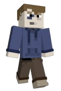 BluePorkchop Minecraft avatar full body